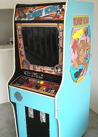 Donkey Kong cabinet photo